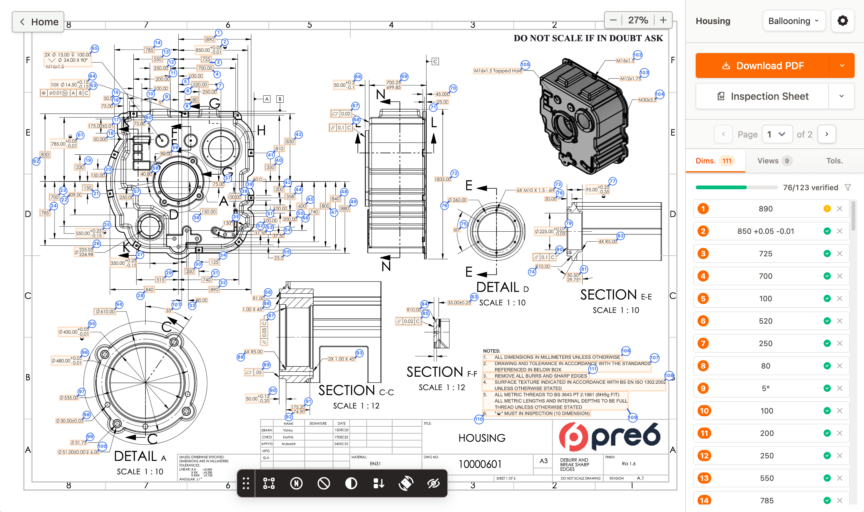 Pre6 Lens product screenshot